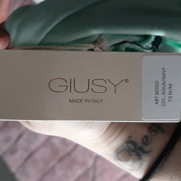 Giusy made in italy silk blend ombre skirt - Picture 6 of 6